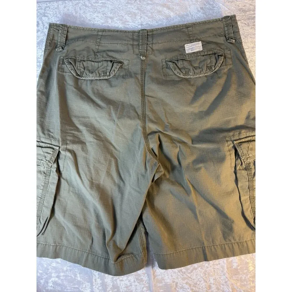 Polo Jeans Ralph Lauren Cargo Shorts Men 40 Olive Military‎ Utility Ripstop